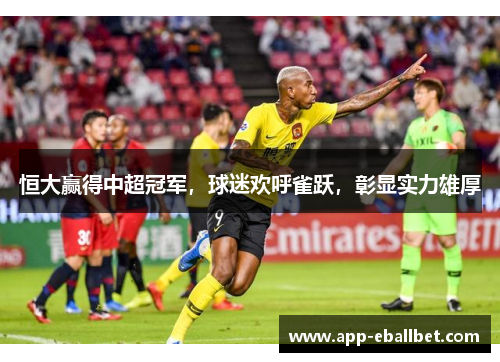 恒大赢得中超冠军，球迷欢呼雀跃，彰显实力雄厚